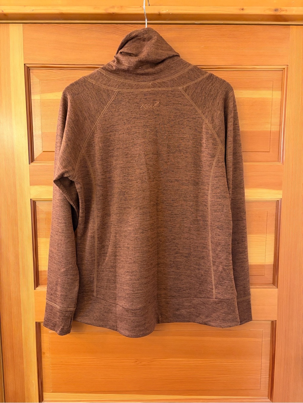 Kuhl Brown Heathered Cowl-Neck Tunic - Picture 3 of 9